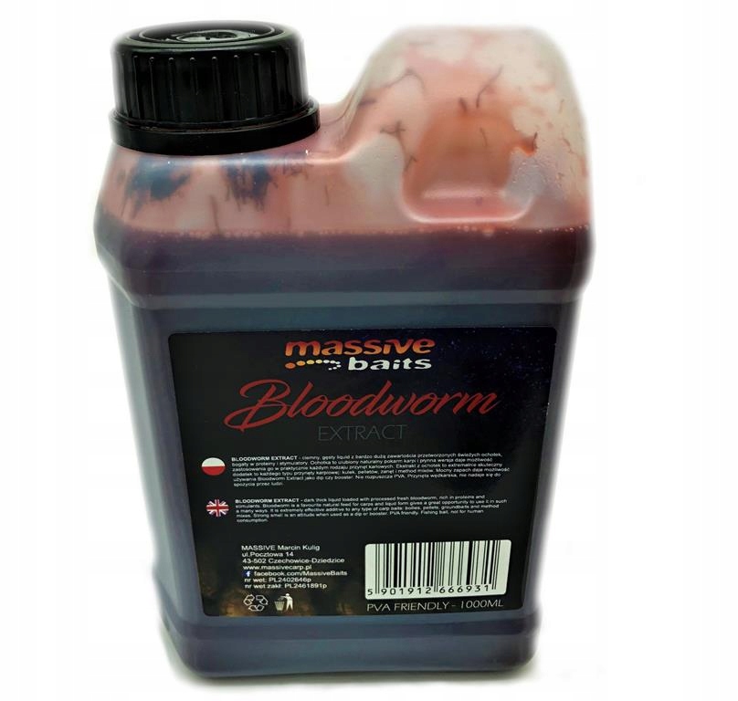 Massive Baits Bloodworm Extract 1L