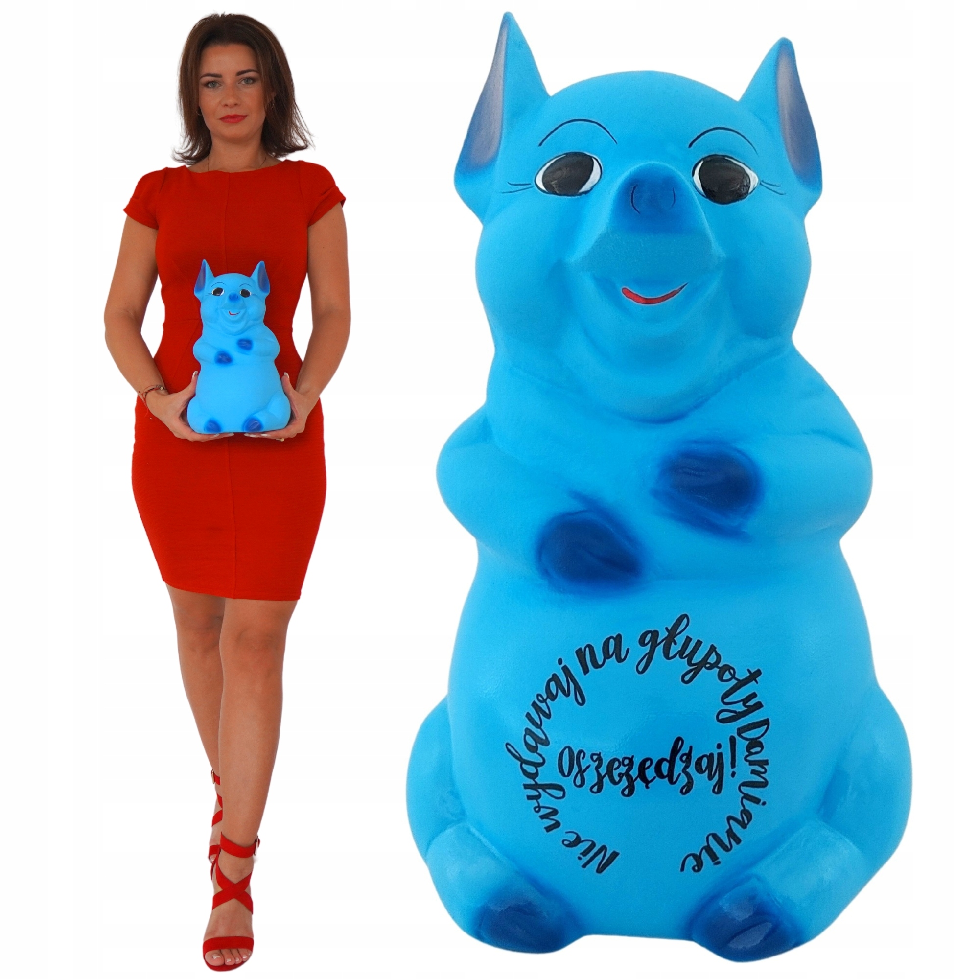 Personalizovaná pokladnička prasátko se jménem – ručně malovaná K Rozbití