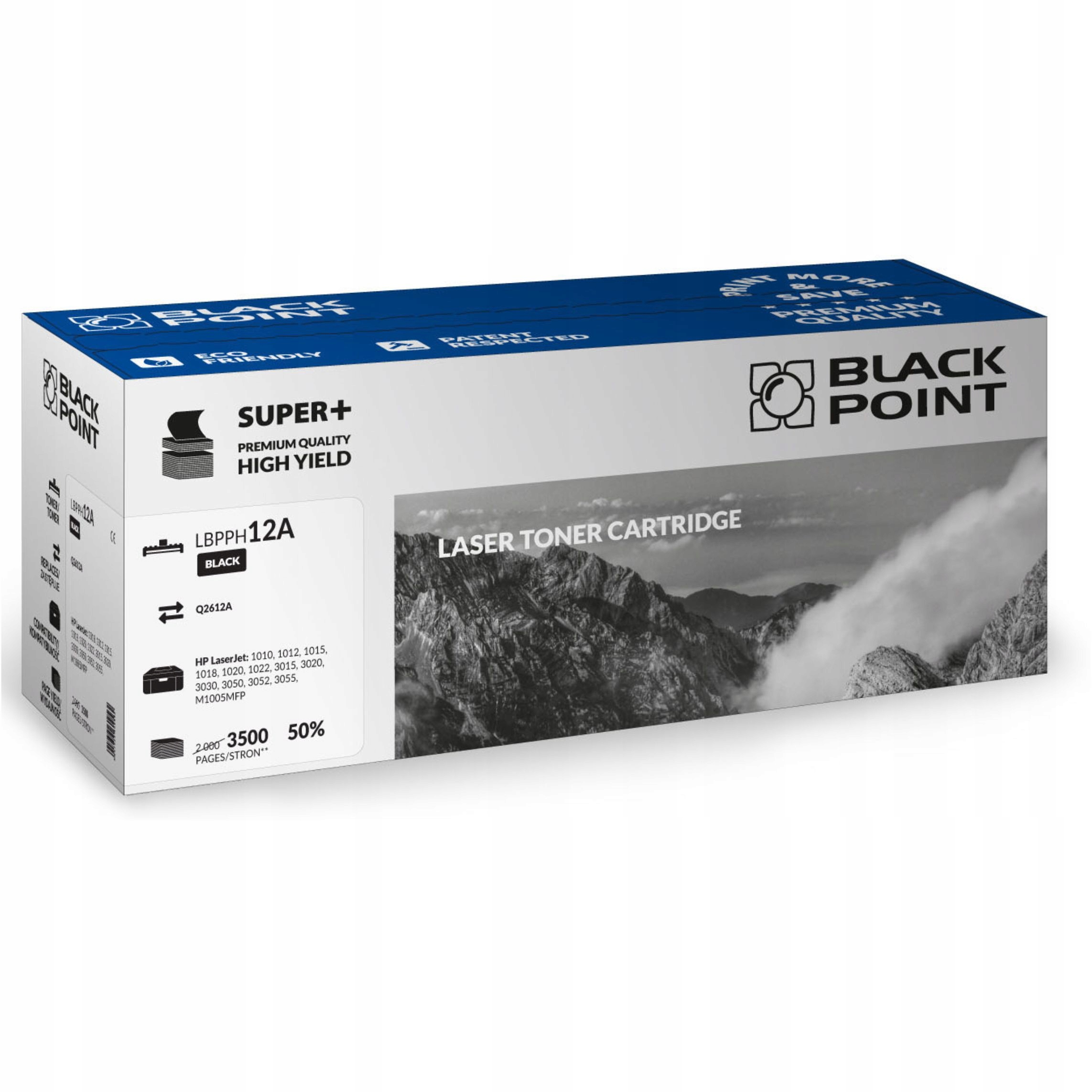Toner BLACKPOINT HP Q2612A 3500 stron