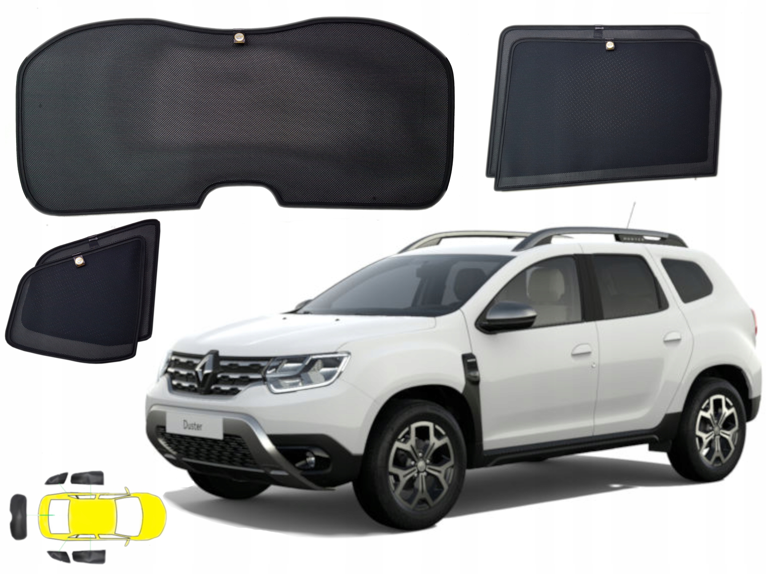 Krytky slunečních rolet určené pro: Dacia Duster II