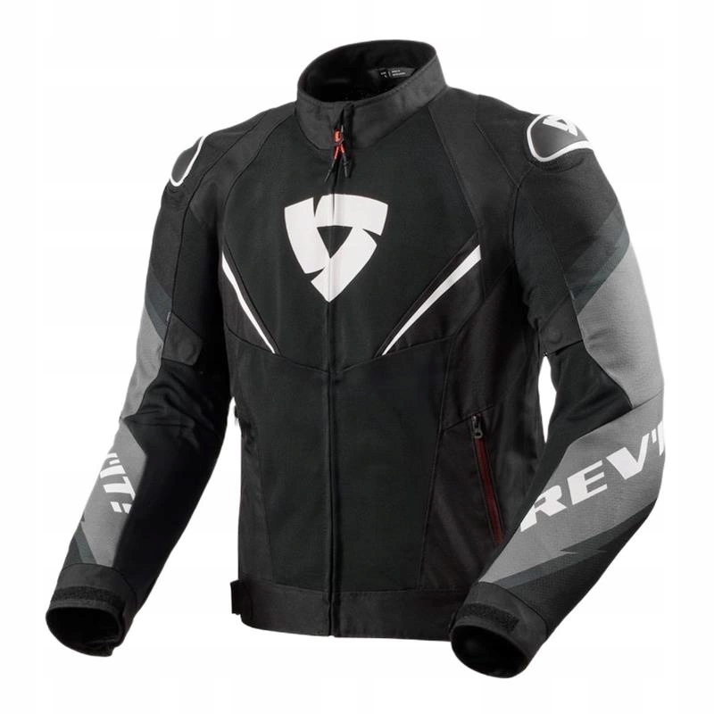 Textilná motocyklová bunda Revit Quantum 3 Air Black/white čierna biela