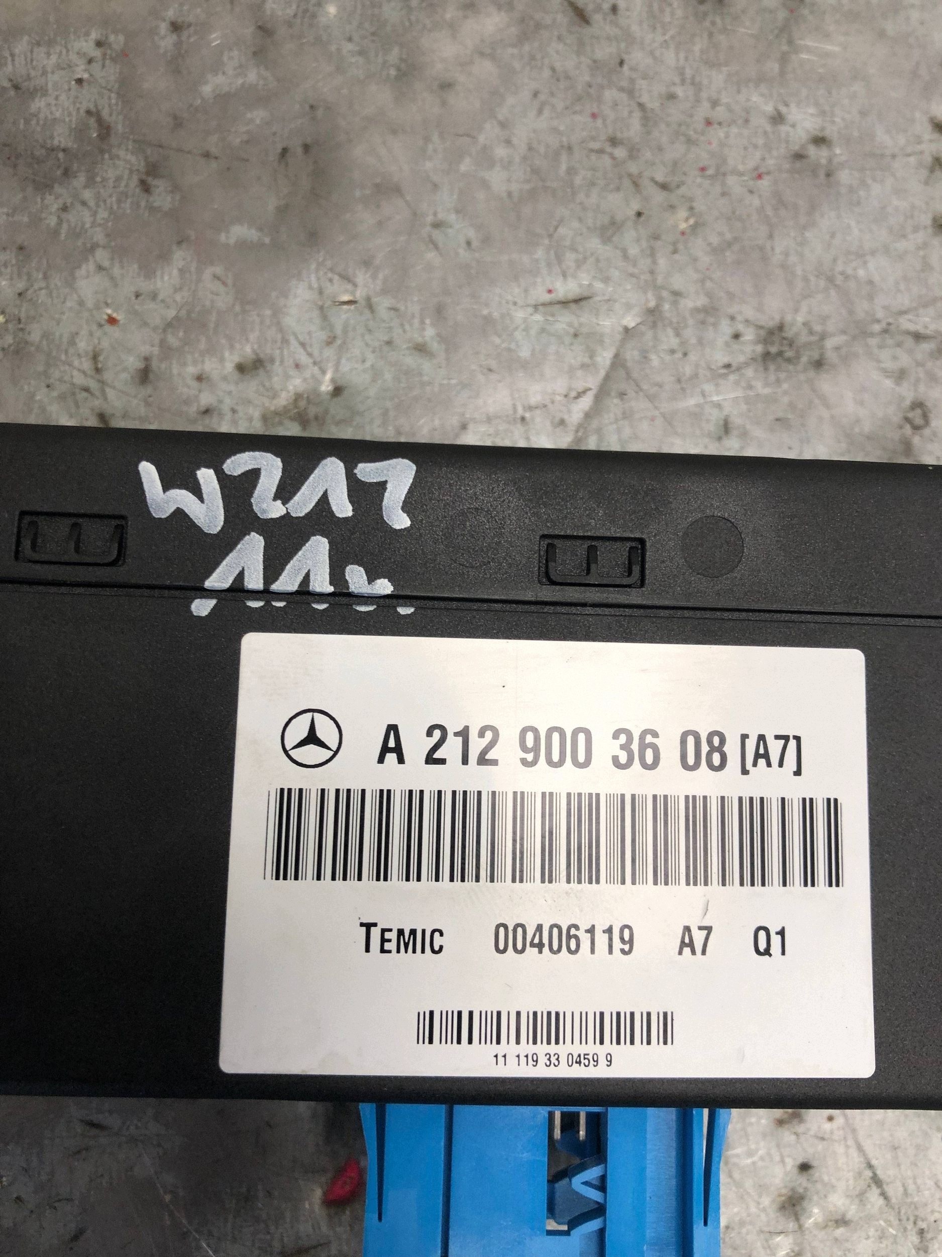 module springing MERCEDES W212 A2129003608