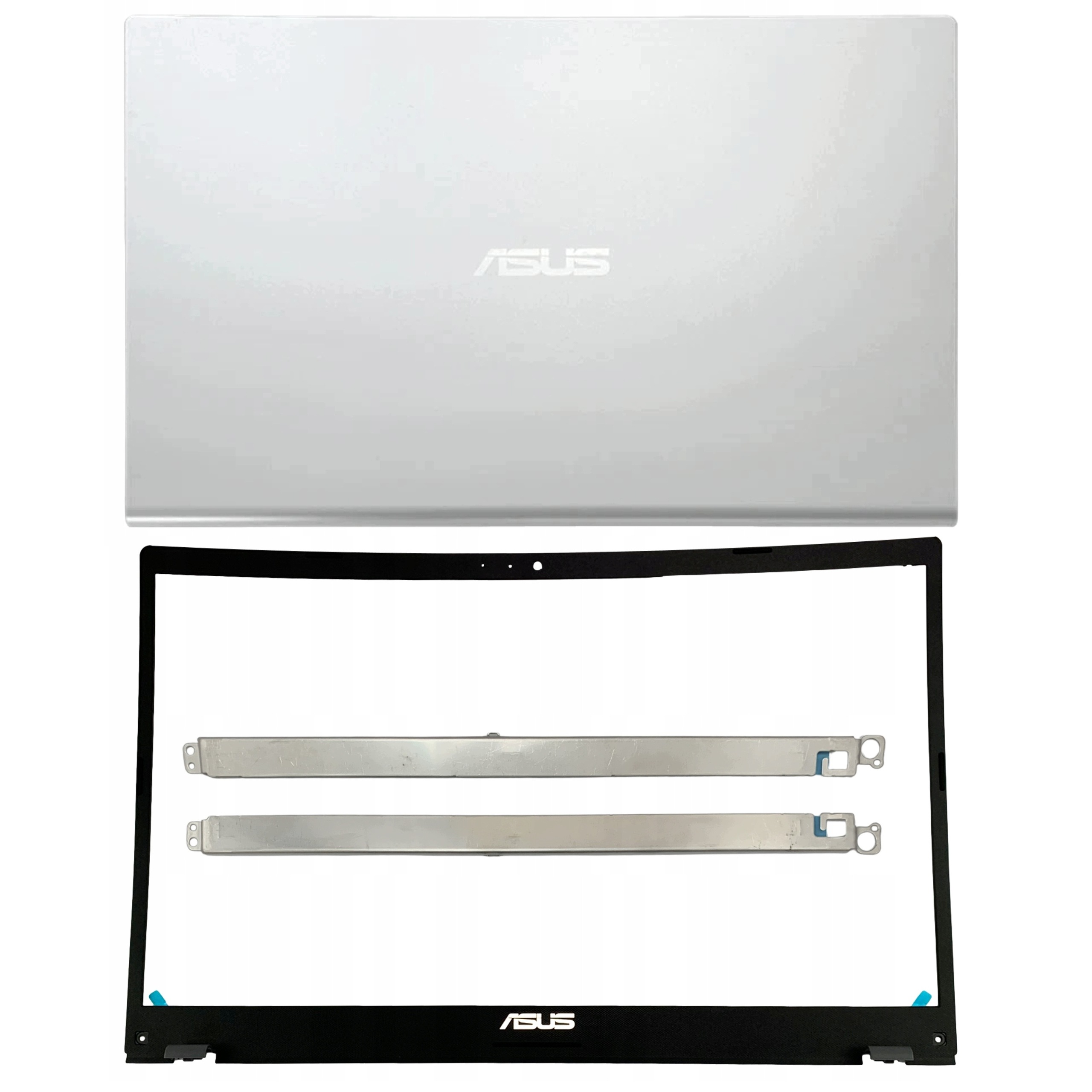 Klapka+rámeček+vodítka Asus X509 X509DA X509FA F509 X515 Stříbrný Originál