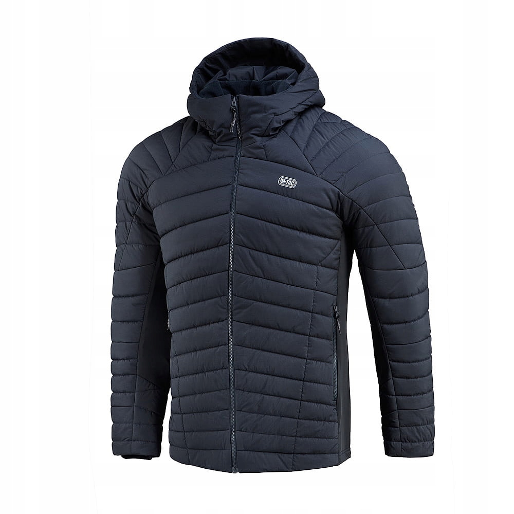 Kurtka Zimowa Męska Ocieplana M-Tac Jarl z Kapturem Taktyczna Navy Blue L