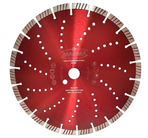 

Tarcza Diamentowa 300mm Profesjonalne Cięcie Beton