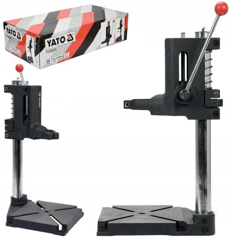Yato Profesionálny Statív Na Vŕtačku 43 MM 500 MM S Funkciou Otáčania YT-82970