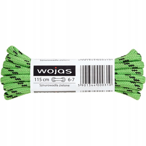

Wojas sznurowadła zielone 115cm 99507-07