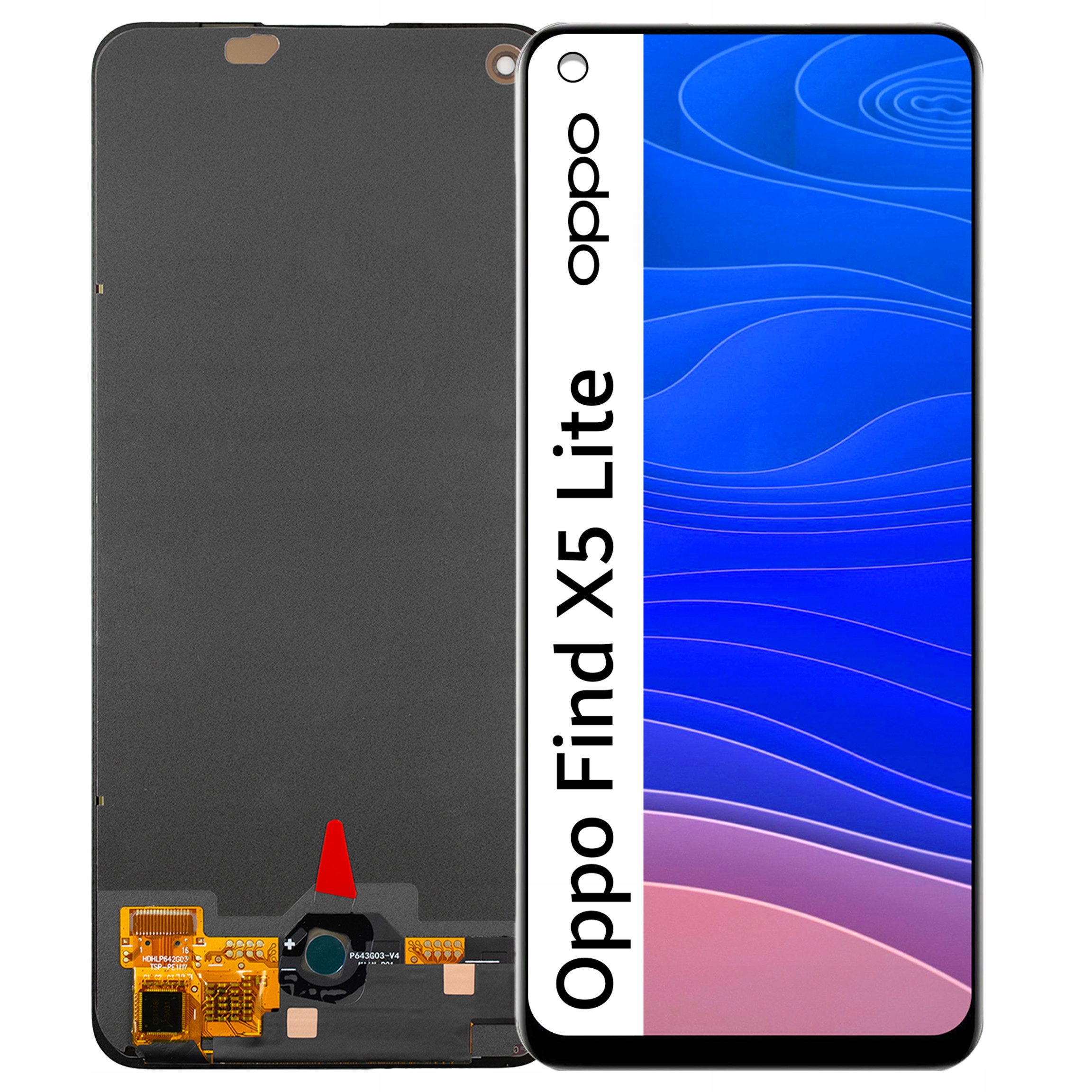 Oled pre Oppo Find X5 Lite LCD displej Digitizer Dotyk