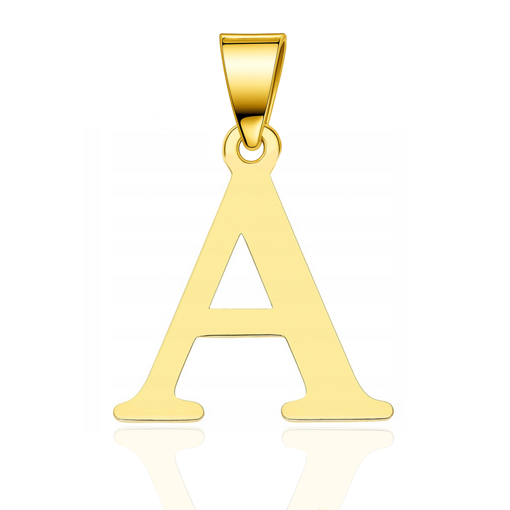 Zlatý Přívěsek 585 Písmenko A 25 mm