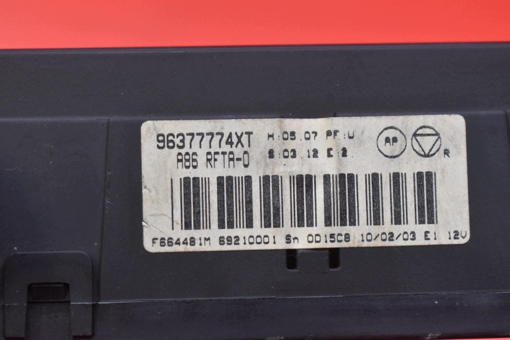 control panel air conditioning devices KLIMY 96377774XT CITROEN C3 1 and 02-10