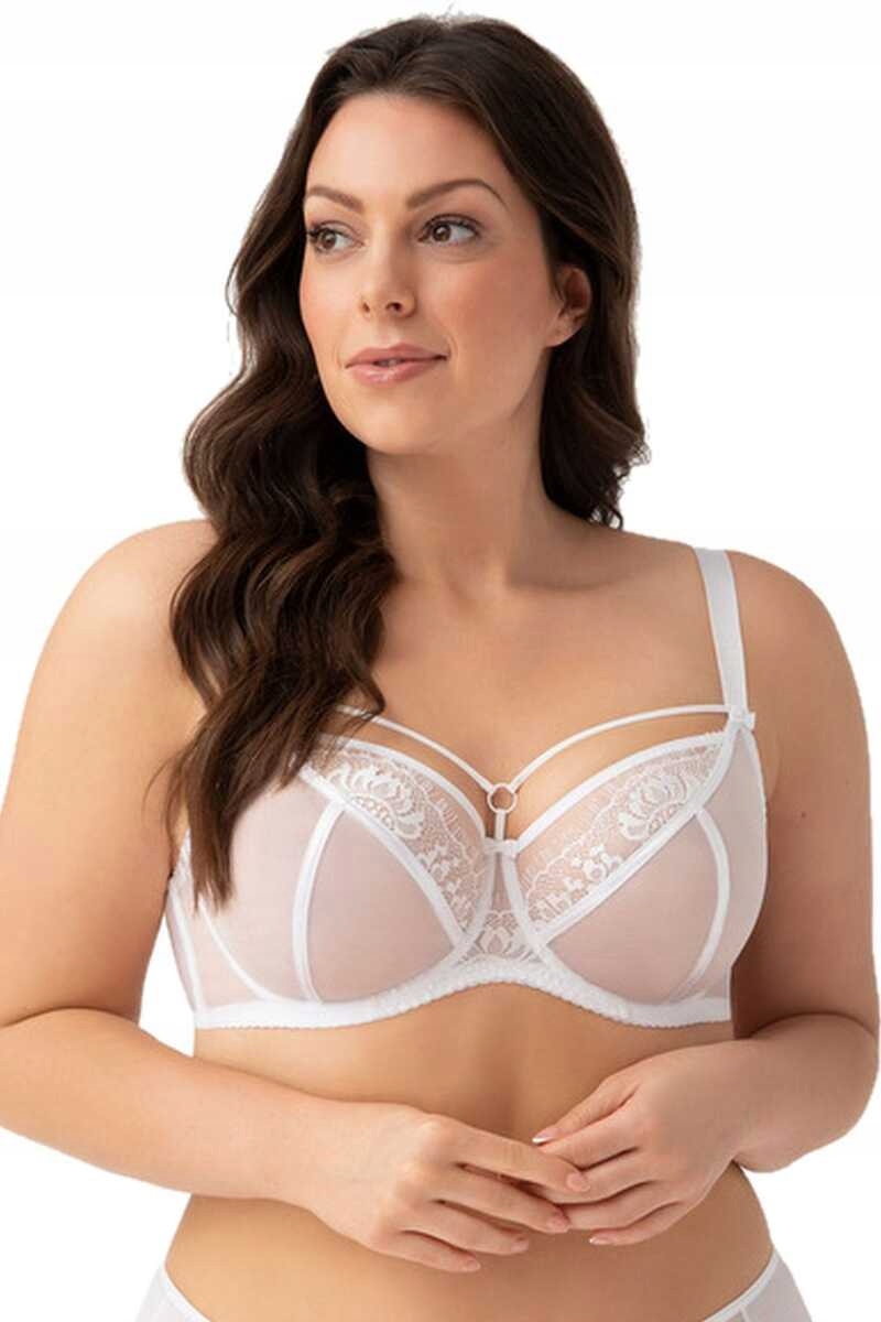 Biustonosz GORSENIA Paradise miękki 496 biały 85G Rozmiar 85G