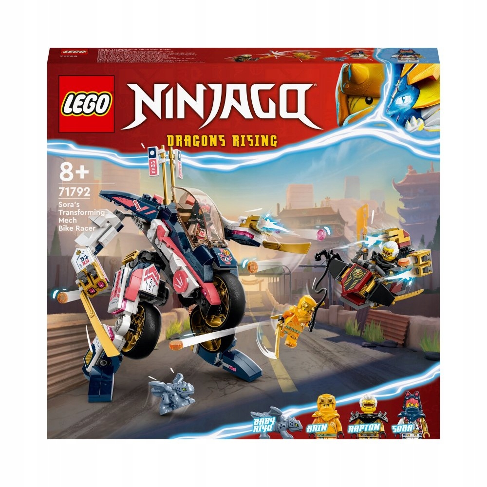 

Lego Ninjago Mech Sory zmieniający motocykl 71792