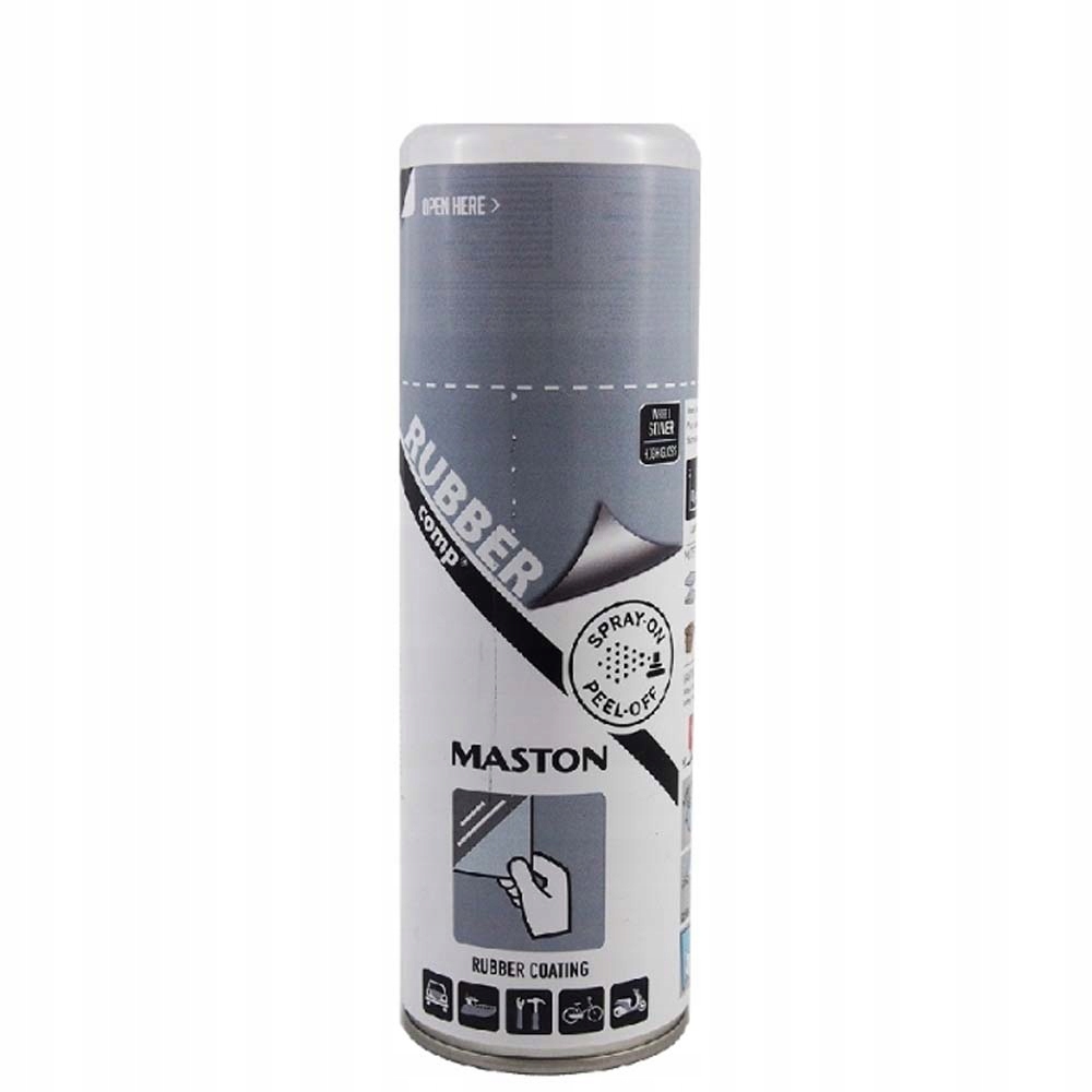 Maston Rubber Comp Guma w Sprayu 400ml (srebrna)