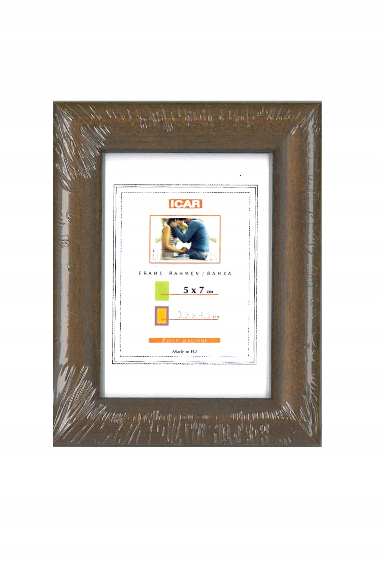 RAMKA 5x7 ECO KOLOR MAHOŃ