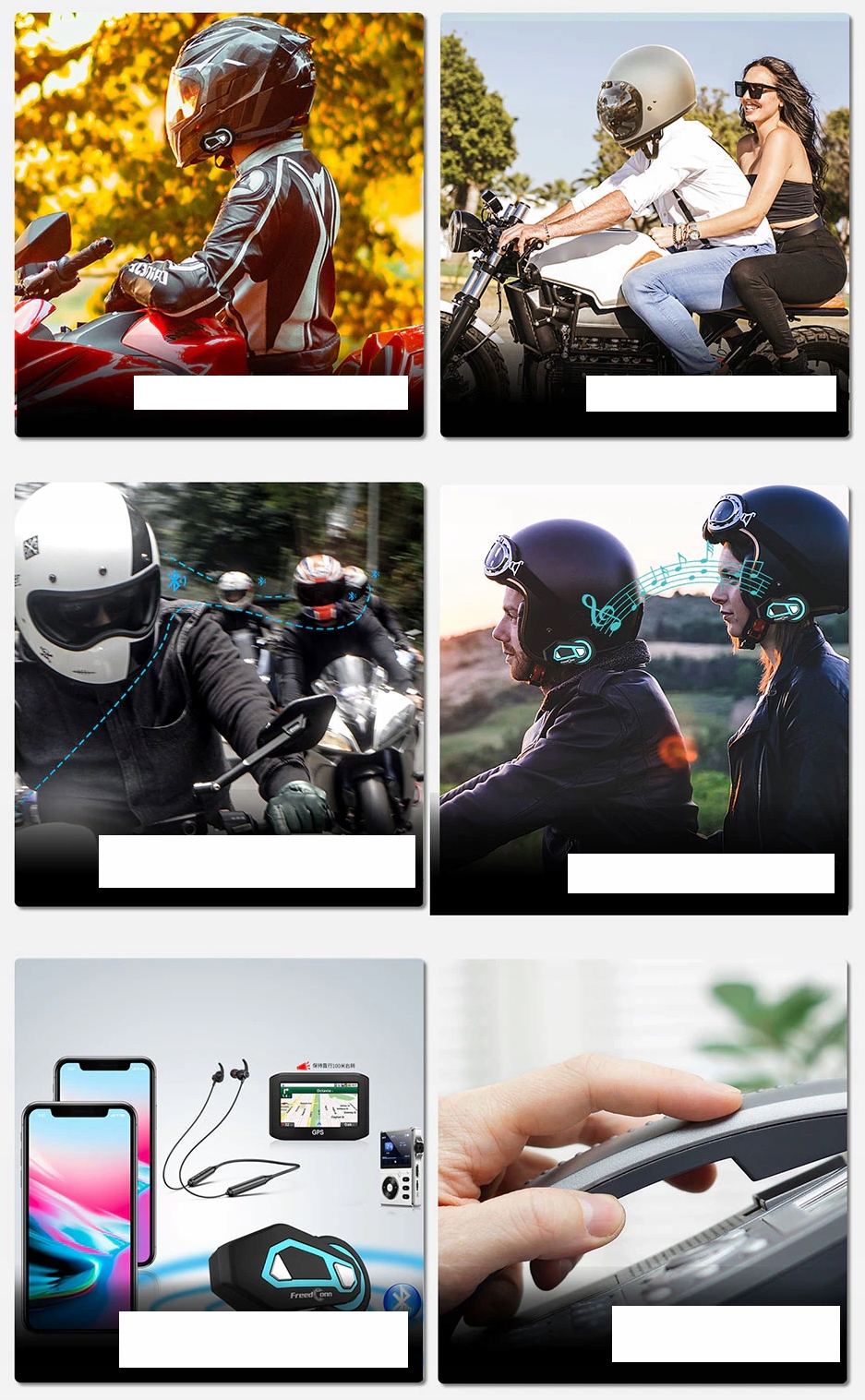 2X INTERKOM MOTOCYKL FREEDCONN T MAX V4 PRO 6 OSOB Producent Freedconn