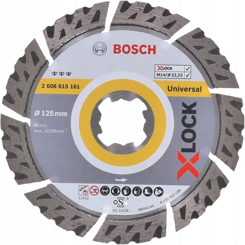 

Bosch Tarcza diamentowa 125x22,23mm X-lock Univers