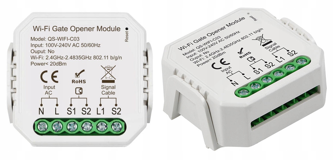 STEROWNIK do BRAMY GARAŻOWEJ WIFI TUYA + czujnik Stan opakowania oryginalne