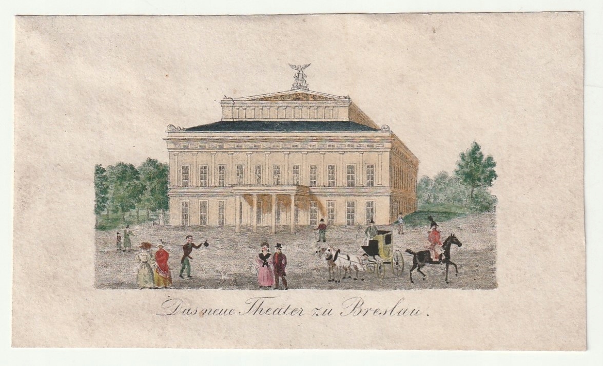 WROCŁAW. Opera. Anonim, ok. 1820