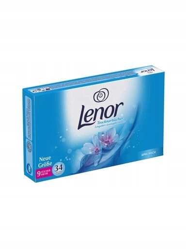 Levně 4x Lenor Aprilfrisch Vonné ubrousky do sušičky 34ks