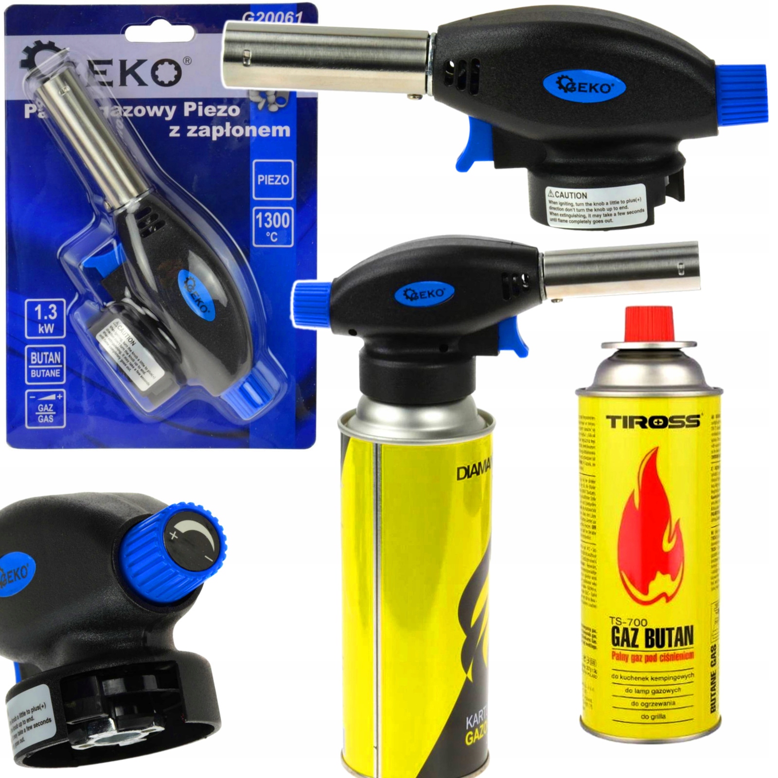 

Palnik Gazowy Do Lutowania Lutlampa Piezo 2X Gaz