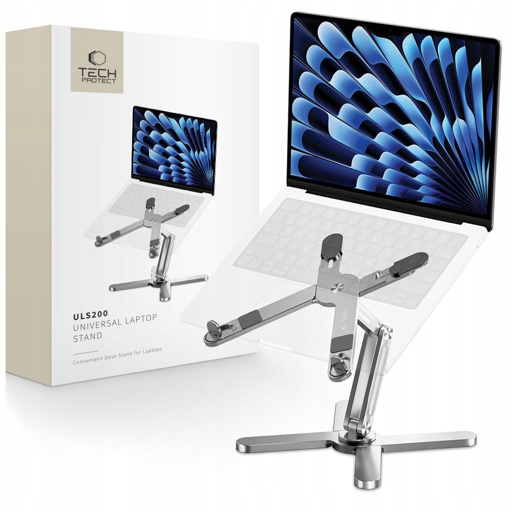 Podstavec Tech-protect ULS200 Universal Notebook Stand Stříbrný