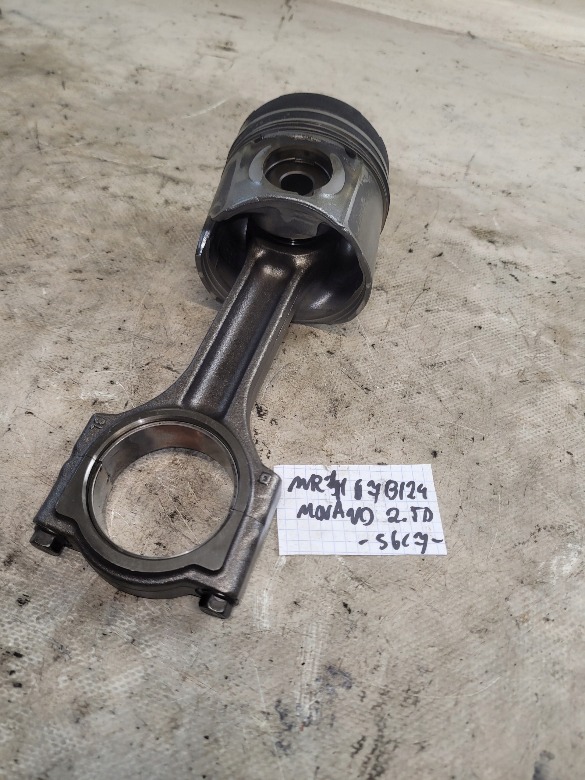 piston 087082 + connecting rod OPEL MOVANO A FL 2.5CDTI