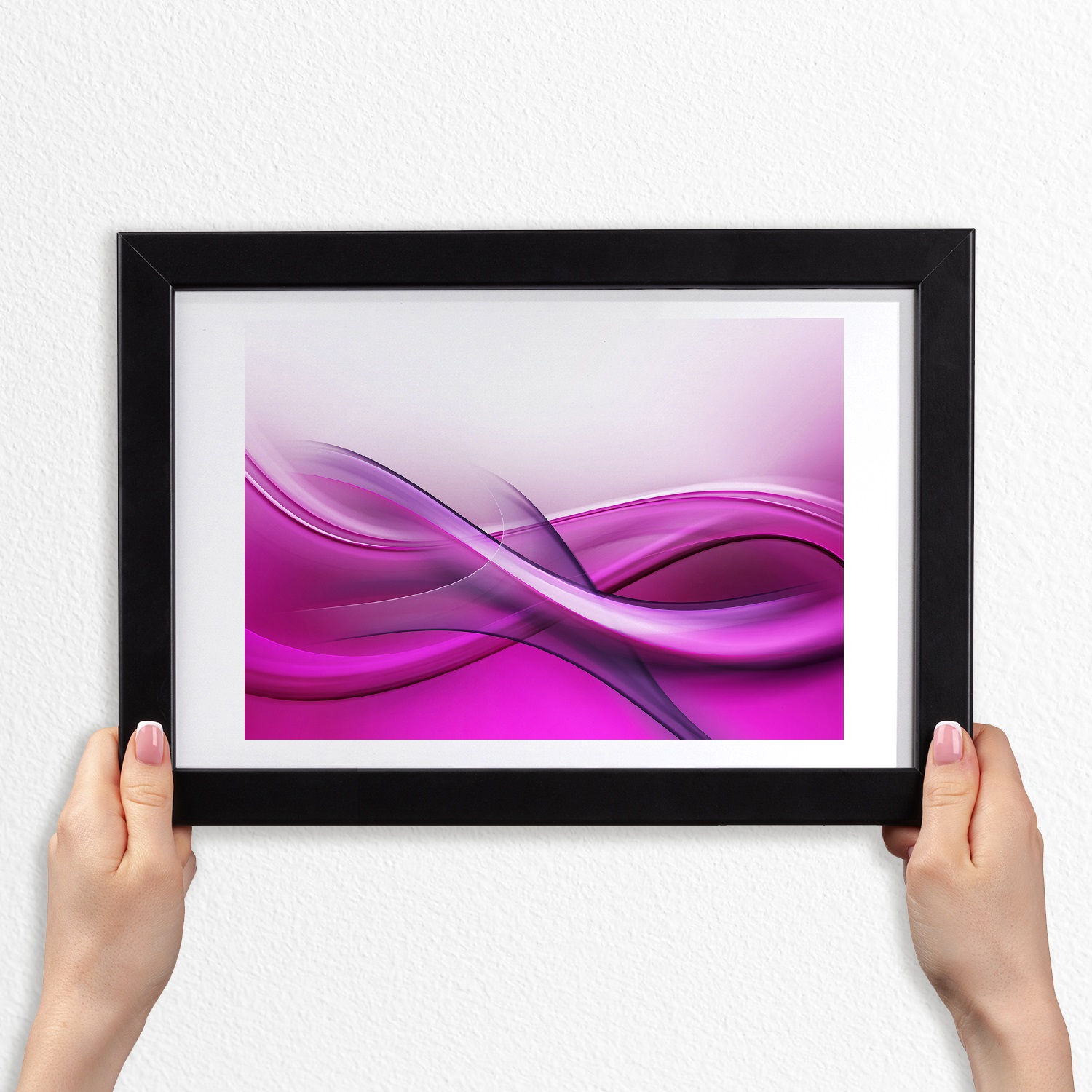 

Nowoczesny foto obraz z ramką Mdf Fale tło 30x20