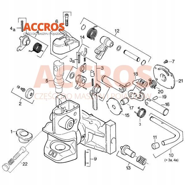 Sworzeń blokujący Rockinger RO71430 RO860D