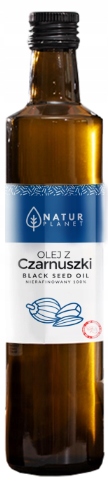

Olej z czarnuszki nierafinowany Natur Planet 500ml
