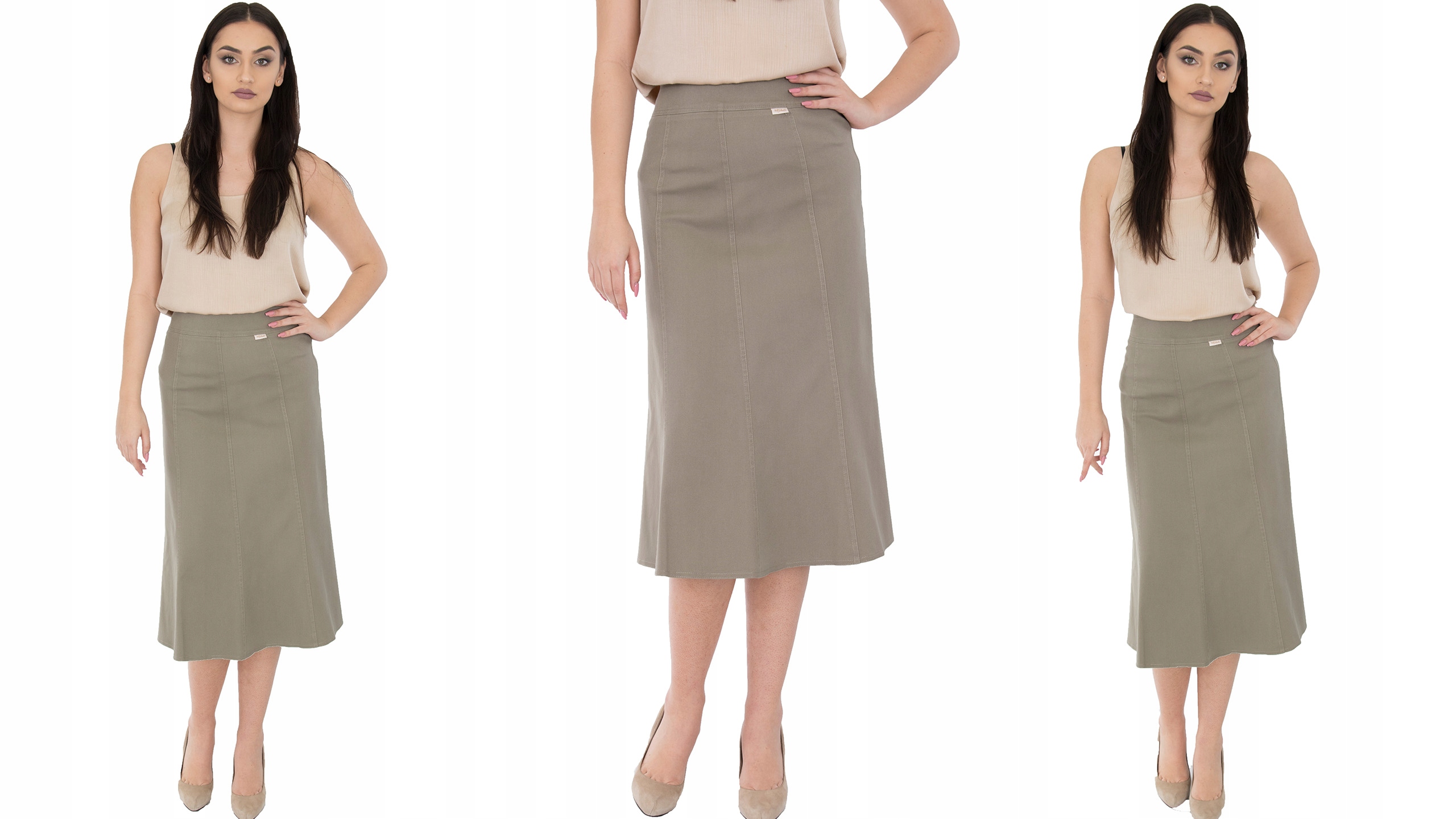 SPÓDNICA ROZKLOSZOWANA MAXI (38-54) KOLORY r.40 Długość maxi