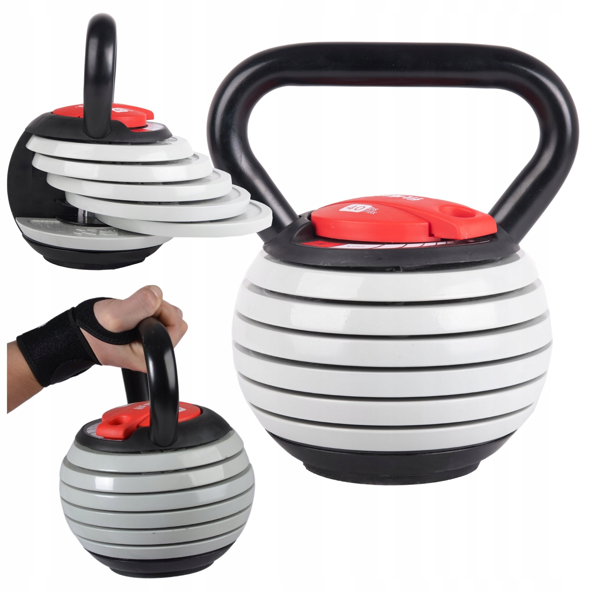 Kettlebell Kula Činka S Regulací Závaží 3.5-18 Kg Litinová