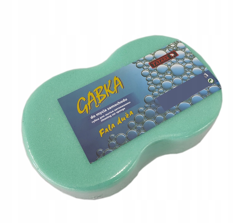 DUŻA GĄBKA DO MYCIA SAMOCHODU AUTA KAROSERII FALA