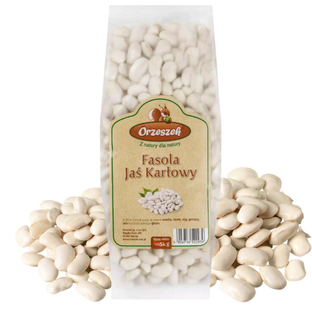 Máslové Fazole trpasličí Orzeszek 5 kg Bílá