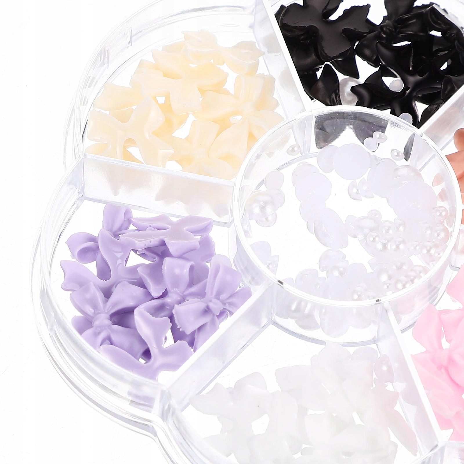 AKCESORIA DO MANICURE Z CEKINAMI KOŁO 3D Urok Rodzaj Pozostałe