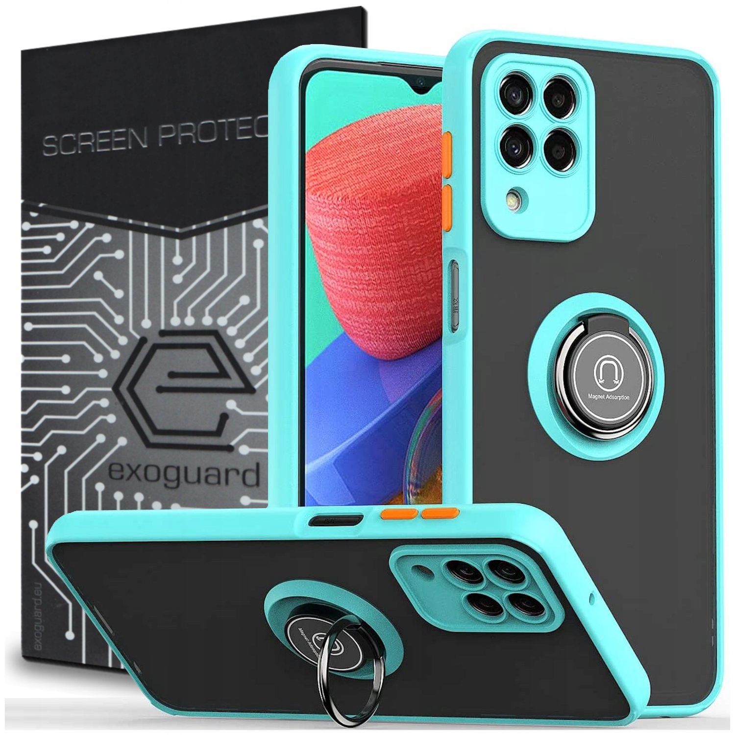 

Etui Pancerne Case+szkło do Samsung Galaxy M33 5G