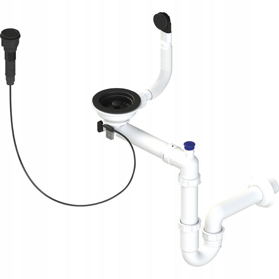 Syfon do Zlewu Granitowego Jednokomorowego