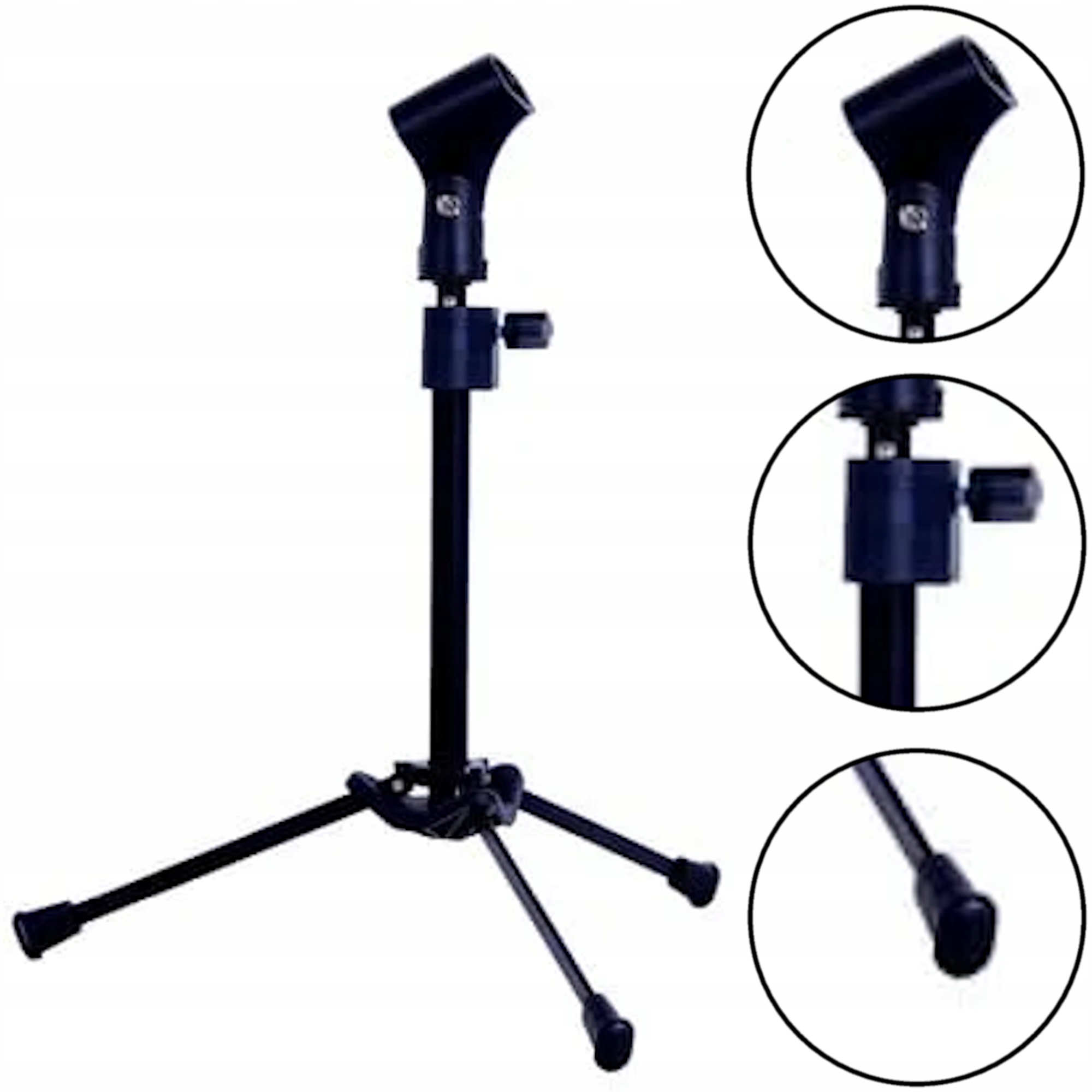 KB810M Statyw mikrofonowy biurkowy z pokrowcem stabilny prosty Hamilton Model KB810M