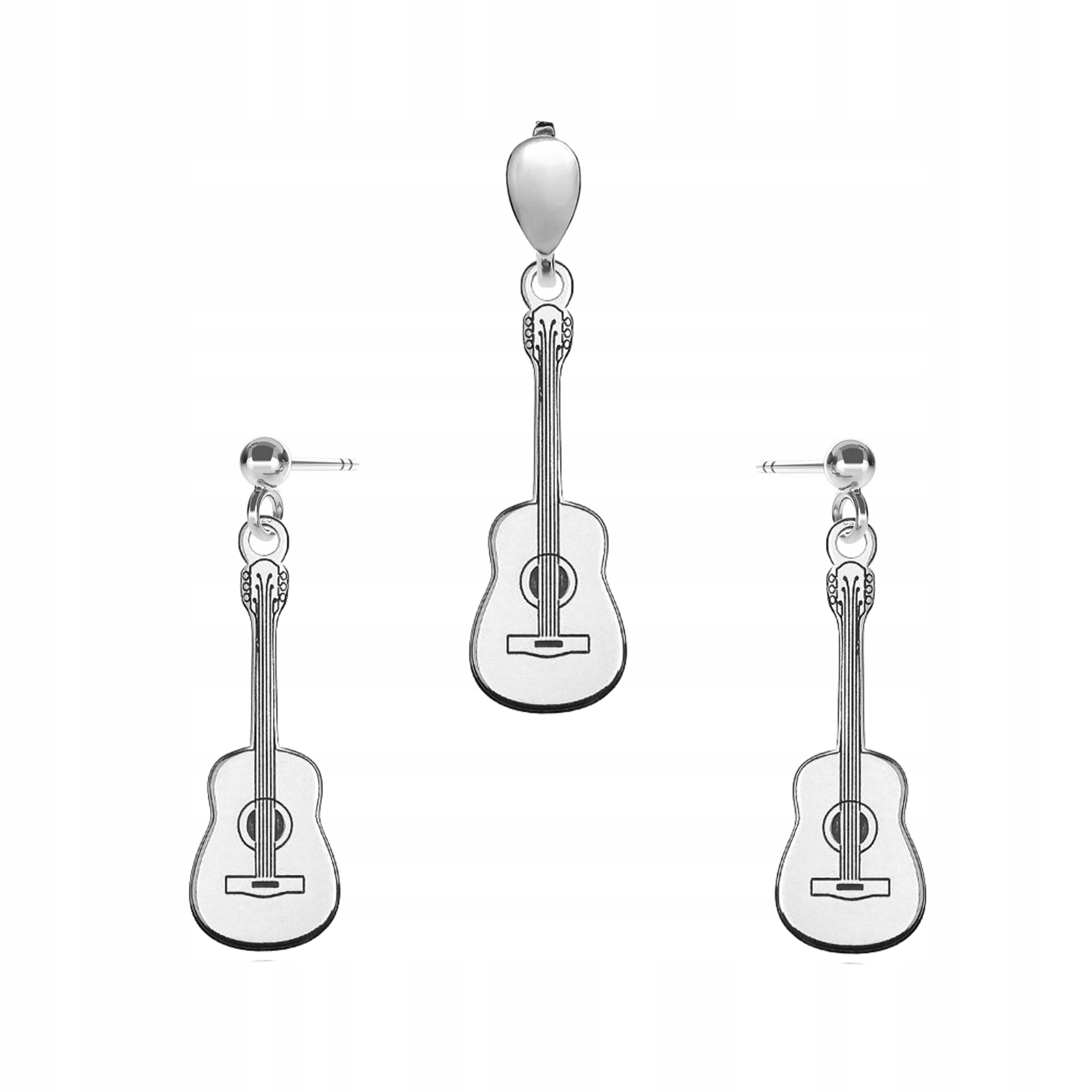 

Srebrny Komplet Gitara Klasyczna srebro 925