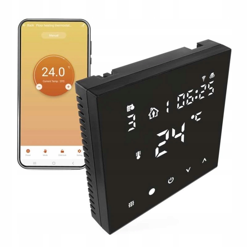 Podlahový programovateľný drôtový WiFi GoSmart termostat P56201BUF