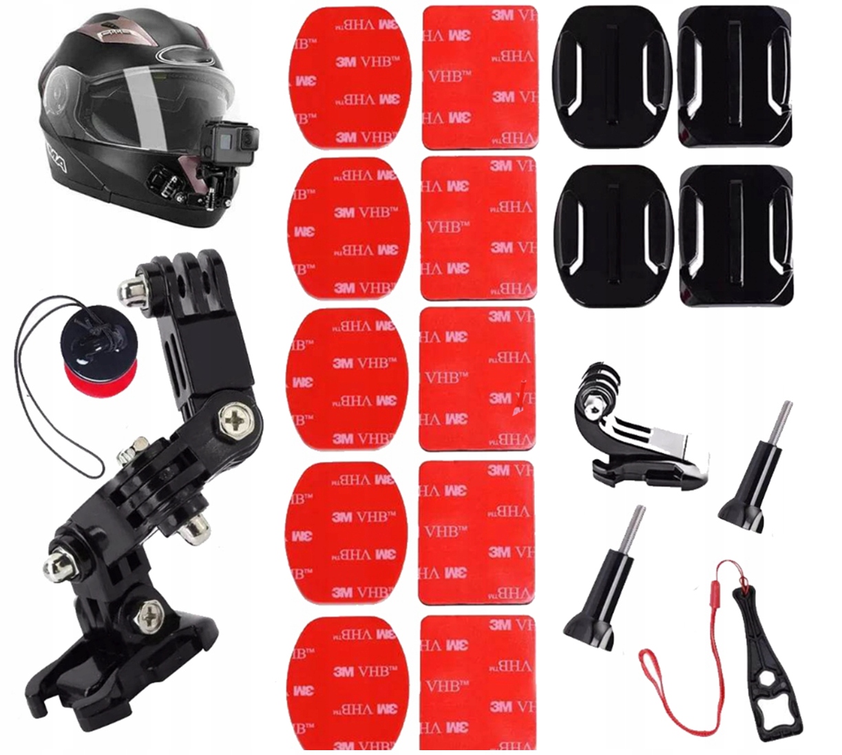 

Uchwyt Mocowanie do Kasku Kamer GoPro Sjcam Eken