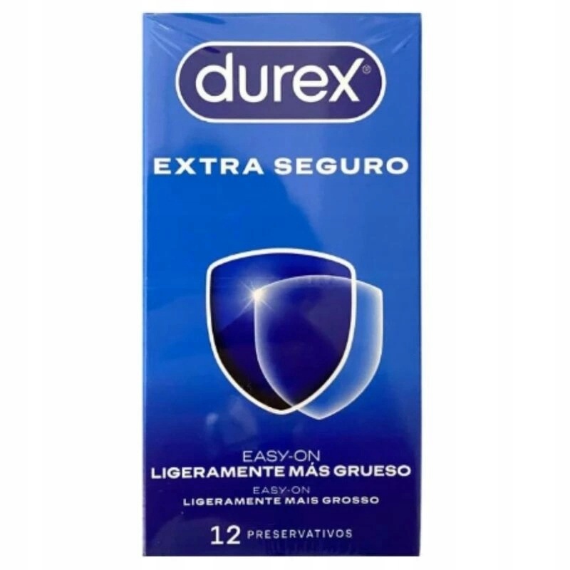 Durex Extra Safe 12 ks – přesný systém ochrany, latex, 56 mm