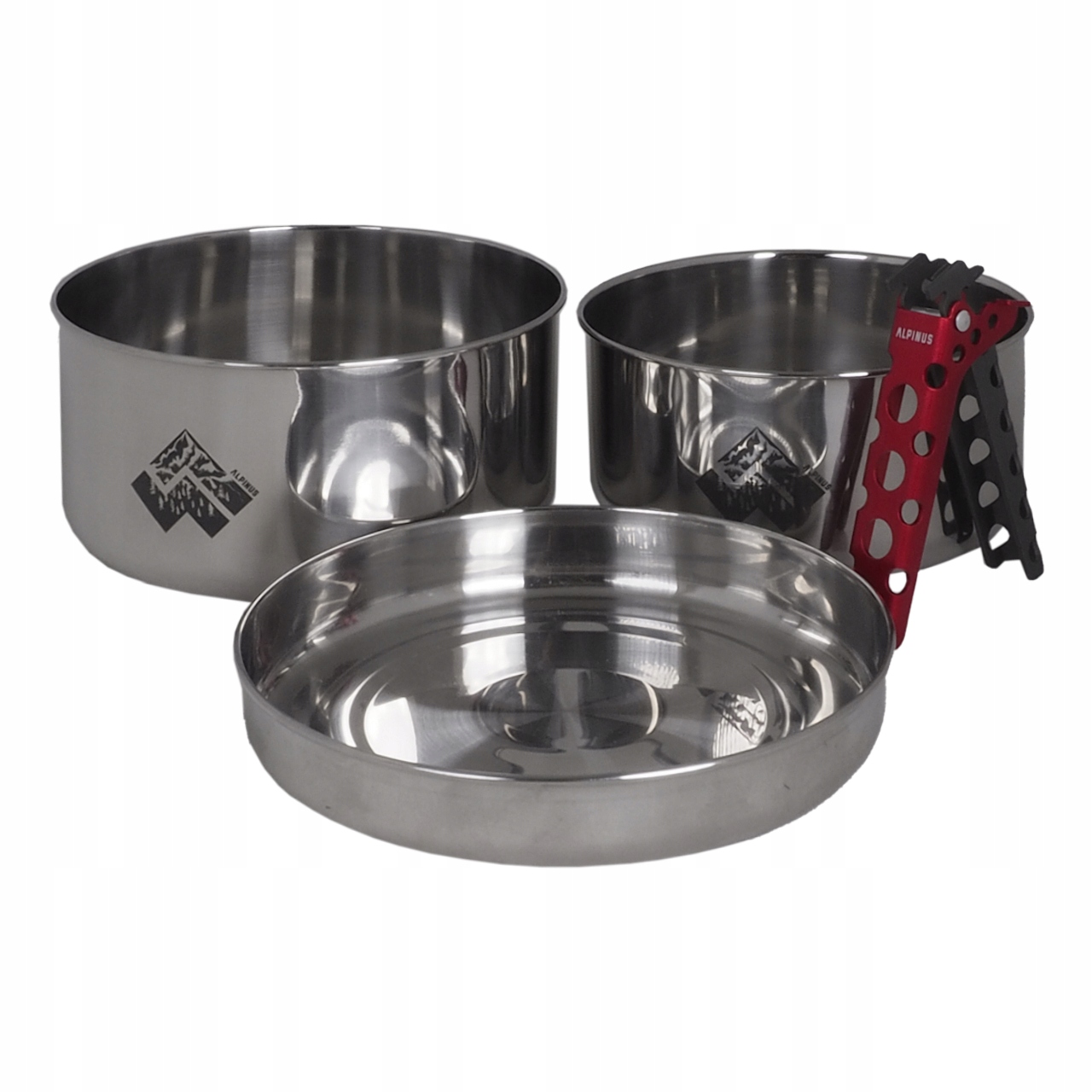 Menażka Alpinus Jukatan stalowa DE11144 zestaw naczyń