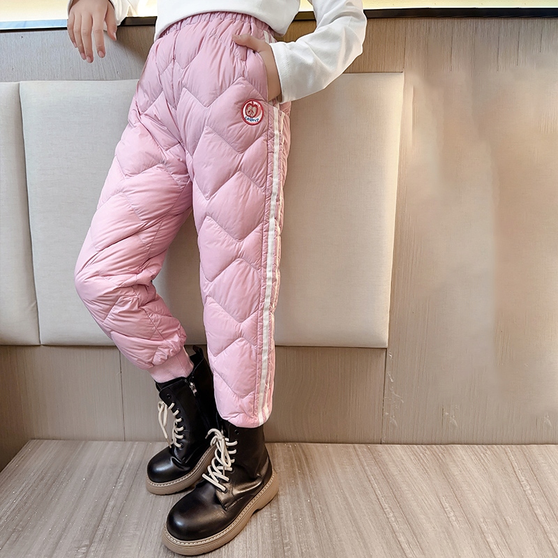 CIEPŁE GRUBE SPODNIE DRESOWE OCIEPLANE JOGGERY zimowe pikowane dziecięce Fason proste