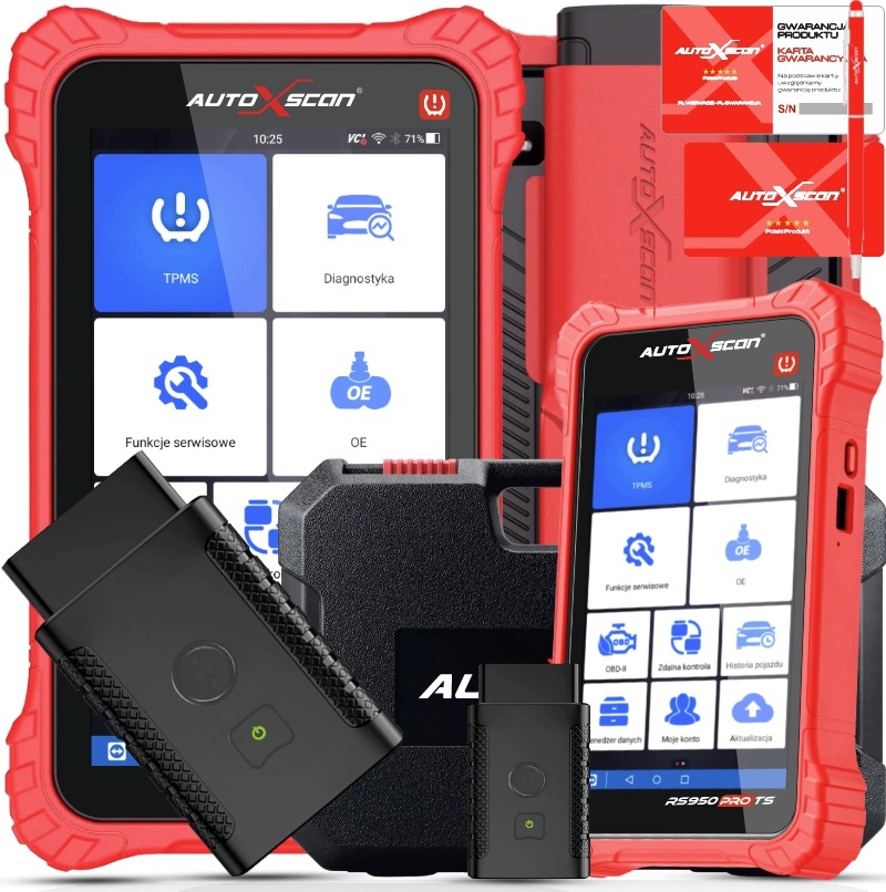 Diagnostický Nástroj Autoxscan RS950 Prots Poľský programátor Tpms