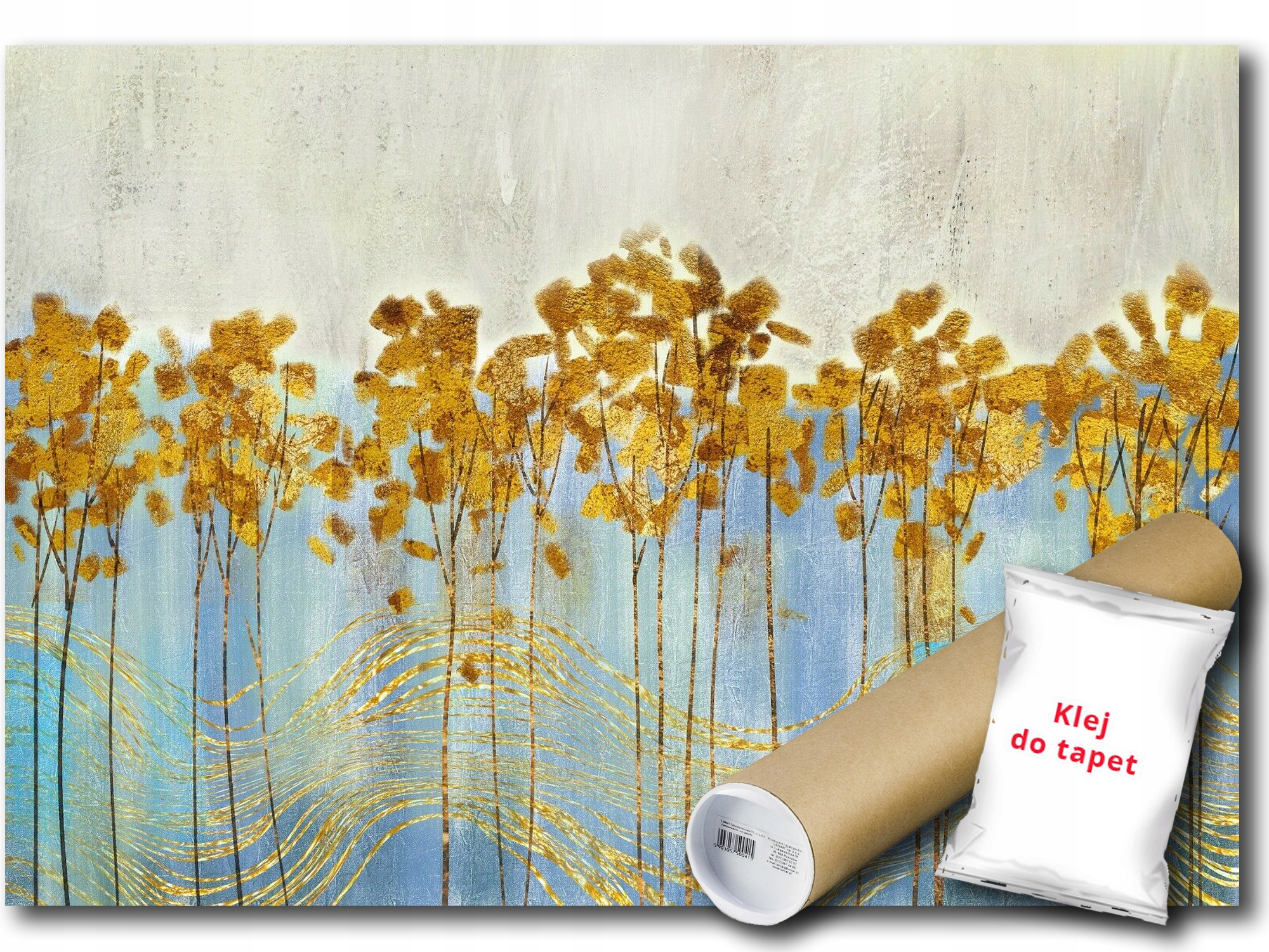 Fototapeta Flizelina Beton Stromy Zlato 368x254