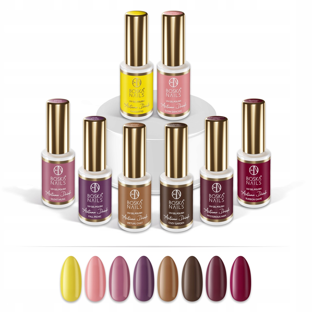 Sada hybridních laků Autumn Drink Boska Nails