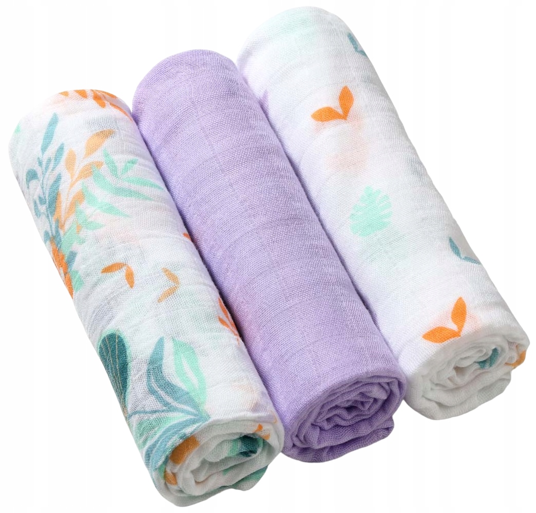 BABYONO PIELUSZKI BAMBUSOWE 70x70CM ZESTAW 3 SZT. OTULACZ KOCYK PIELUCHA 0+ Rodzaj bambusowa