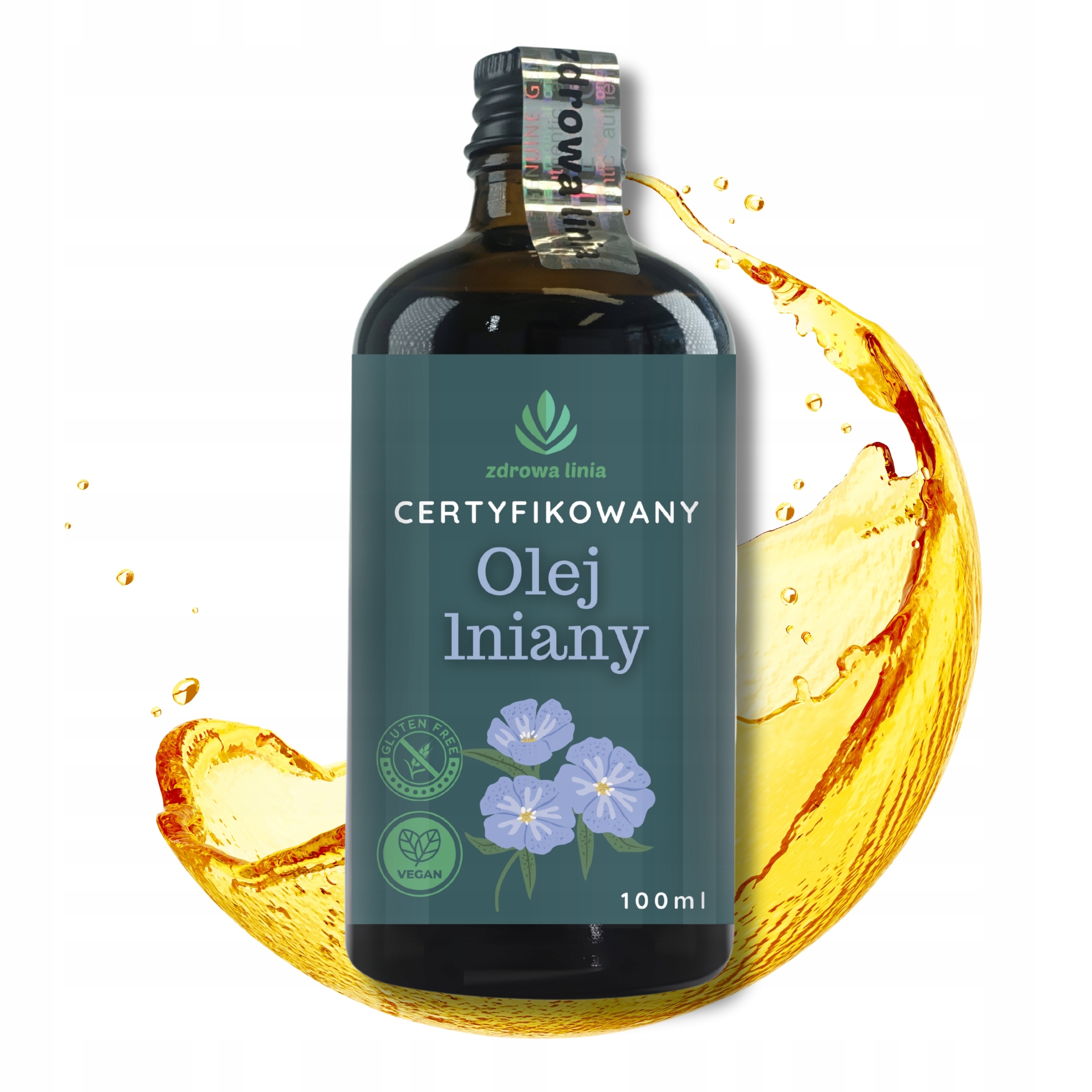 Certyfikowany olej lniany 100 ml