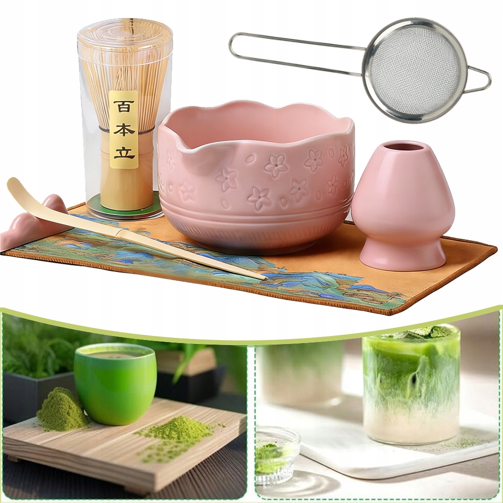 Čajová Sada Matcha, Sada Metliček Matcha, Akcesoria Pro Matchy, 7 Ks