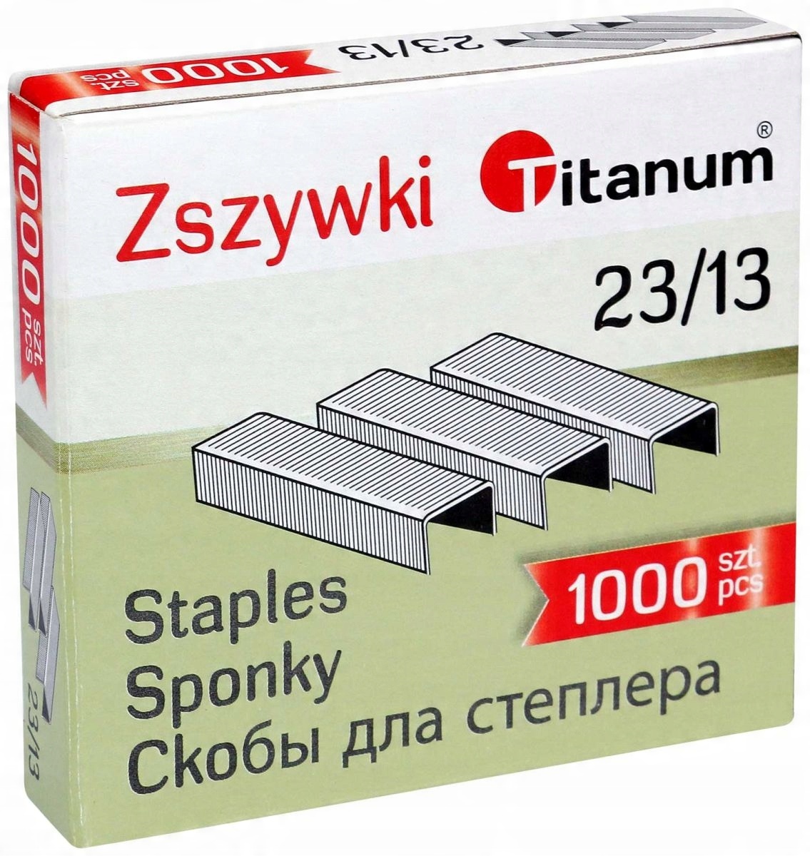 

Zszywki 23/13 op. 1000 do zszywacza do 90 kartek